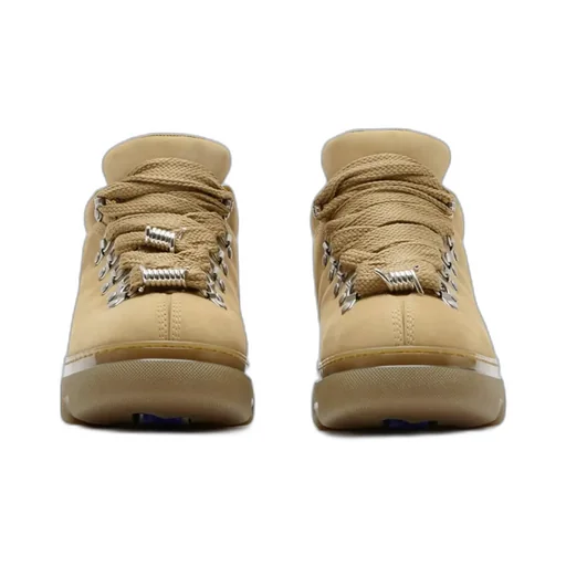 Burberry Round-Toe Chunky-Sole Lace-Up Boots