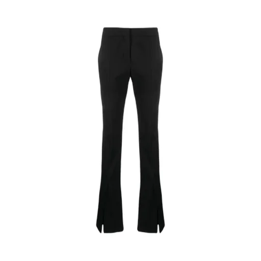 Off-White High Waist Straight Leg Pants
