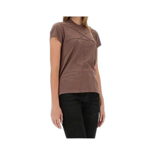 Rick Owens Drkshdw Tonal-Stitching Crewneck T-Shirt