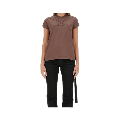 Rick Owens Drkshdw Tonal-Stitching Crewneck T-Shirt