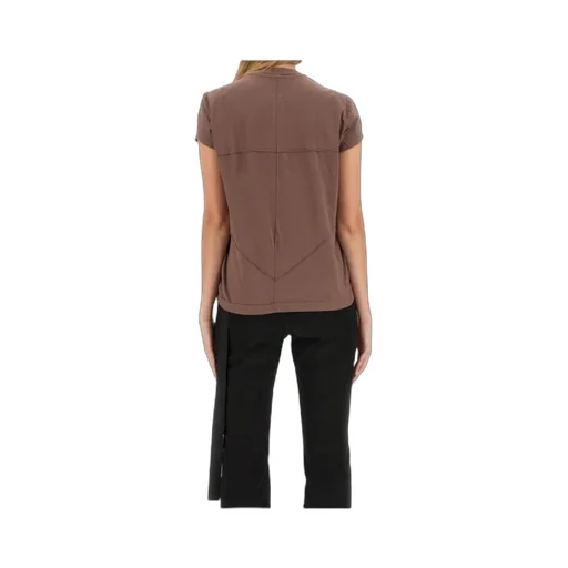 Rick Owens Drkshdw Tonal-Stitching Crewneck T-Shirt