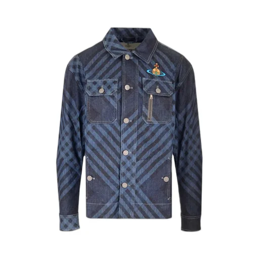 Orb-Embroidered Corduroy Shirt Jacket
