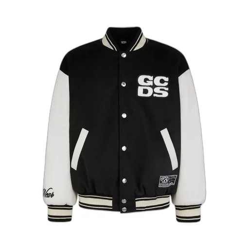Gcds Two-Toned Long-Sleeved Bomber Jacket
