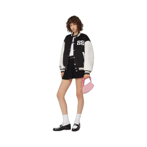 Gcds Two-Toned Long-Sleeved Bomber Jacket