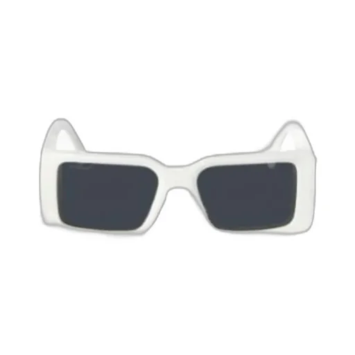 Off-White Rectangular Frame Sunglasses