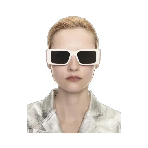 Off-White Rectangular Frame Sunglasses