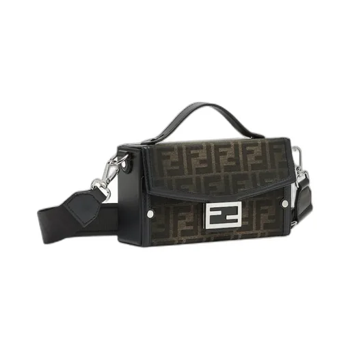 Brown Ff Fabric Bag