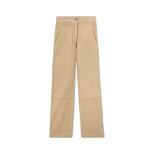 Palm Angels Palm Embroidered Cargo Pants