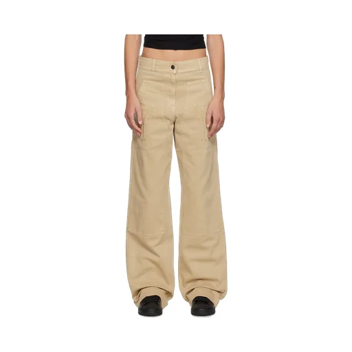 Palm Angels Palm Embroidered Cargo Pants