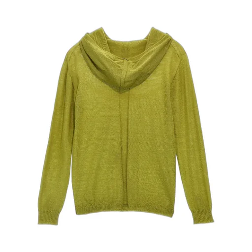 Fine-Knit Virgin Wool Hoodie