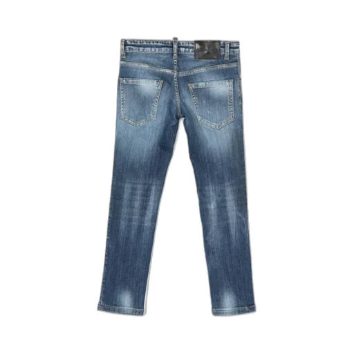 Dsquared2 Kids Cool Guy Mid-Rise Distressed Skinny Jeans