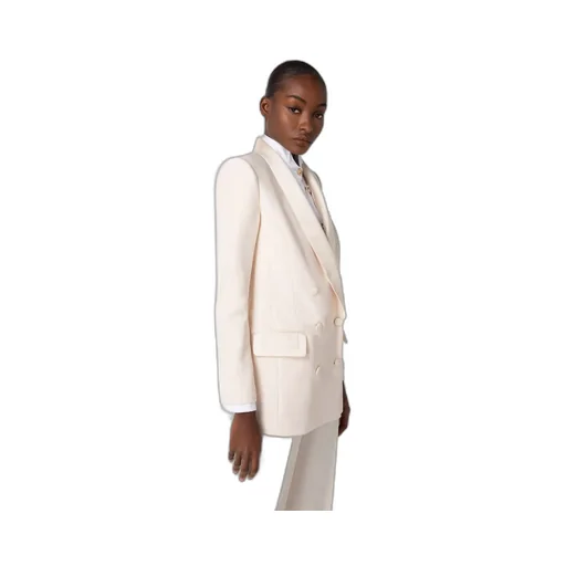 Elisabetta Franchi Double Breasted Buttoned Blazer