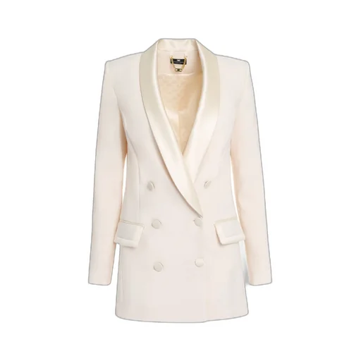 Elisabetta Franchi Double Breasted Buttoned Blazer