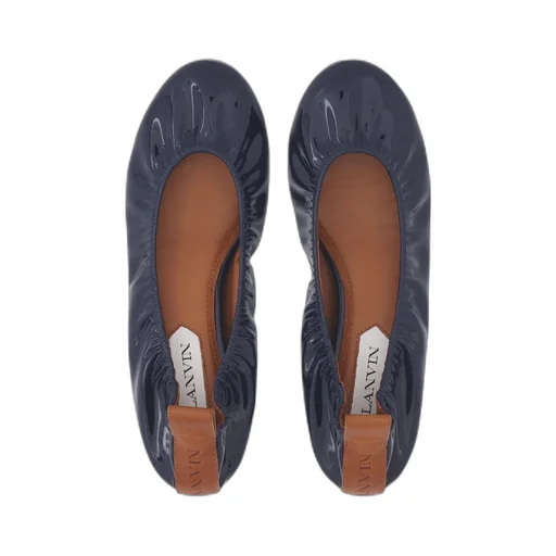 Lanvin Ruched Detail Ballerina Shoes