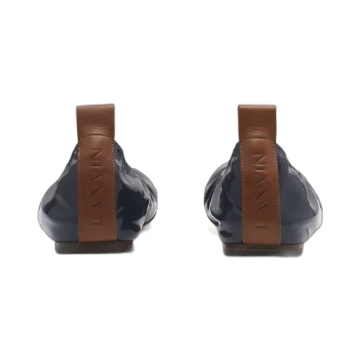 Lanvin Ruched Detail Ballerina Shoes