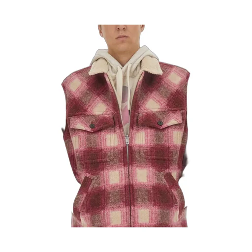 Isabel Marant Plaid Checked Zip-Up Gilet