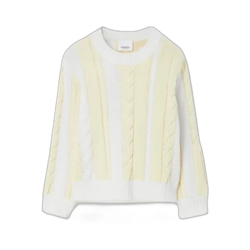Cable-Knit Wool-Cotton Jumper