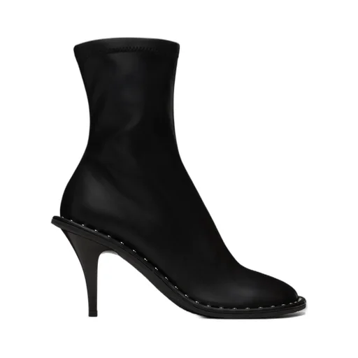 Stella Mccartney Syder Square-Toe Ankle Boots