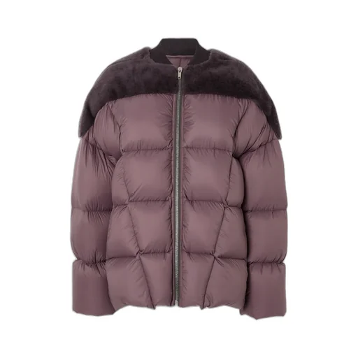 Rick Owens Quilted Padded Oversized Flight Jacket