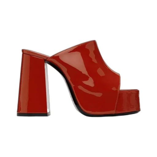 Embossed High-Heeled Sandals