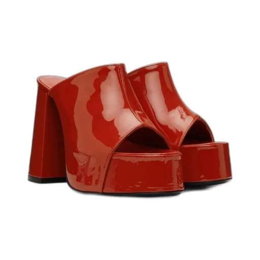 Embossed High-Heeled Sandals