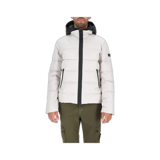 Logo-Patch Padded Hooded Jacket