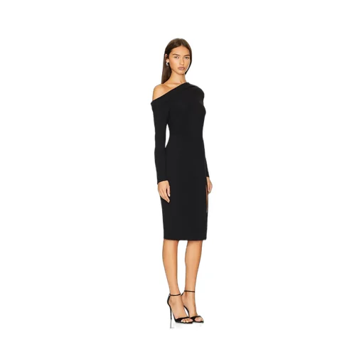 Off-Shoulder Midi Dress