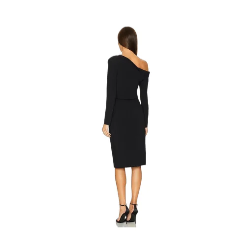 Off-Shoulder Midi Dress