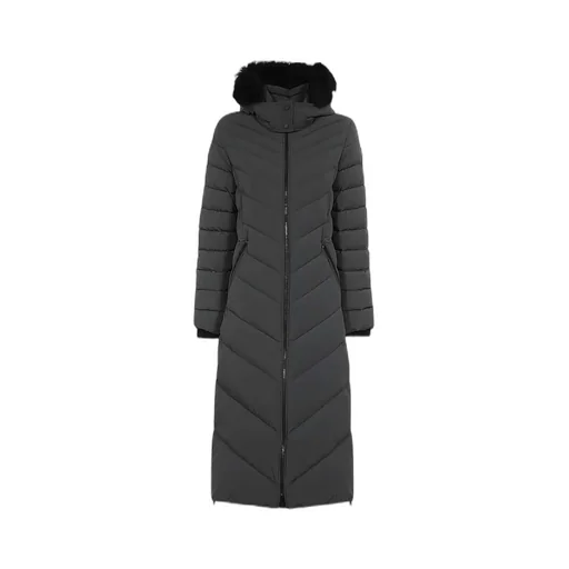 Long-Sleeved Hooded Coat