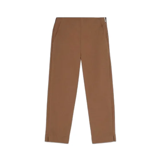 Brown Gabardine Junior Trousers