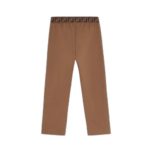 Brown Gabardine Junior Trousers
