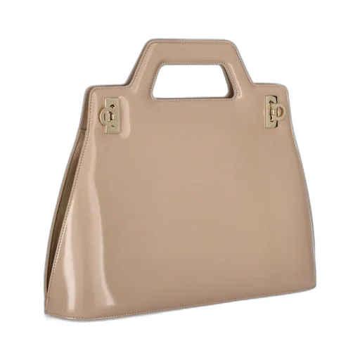 Metal Detail Satchel Bag