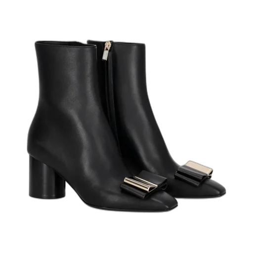 Zipper Boots With Round Heels