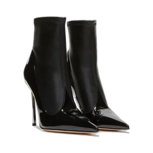 Casadei Superblade Pointed Toe Boots