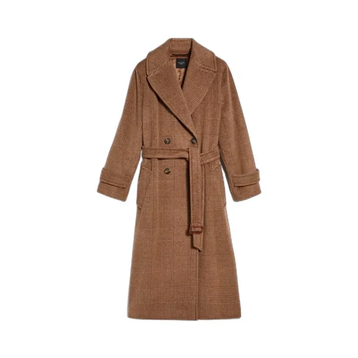 Wool Alpaca Double Breasted Coat