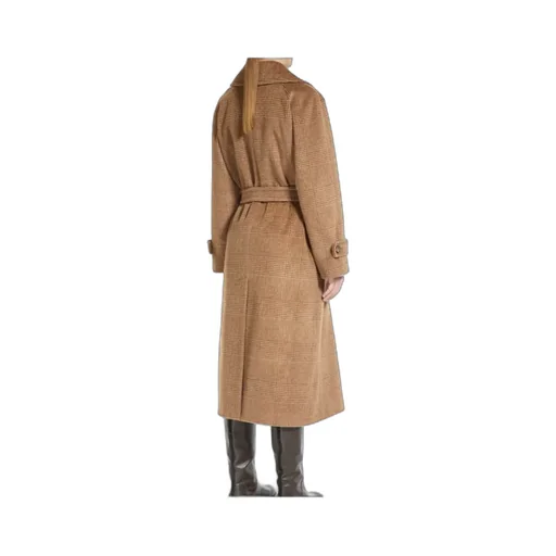 Wool Alpaca Double Breasted Coat