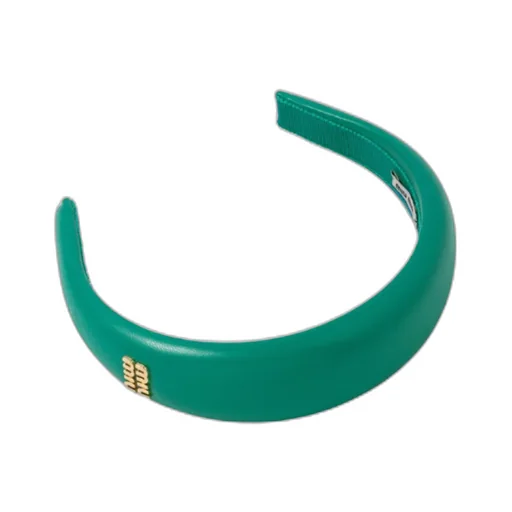 Miu Miu Logo-Lettering Headband