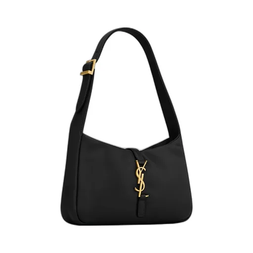 Saint Laurent Le 5 à 7 Logo Plaque Hobo Bag