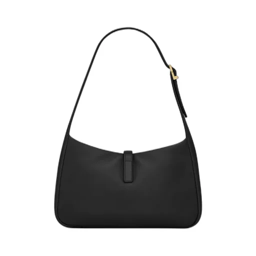 Saint Laurent Le 5 à 7 Logo Plaque Hobo Bag