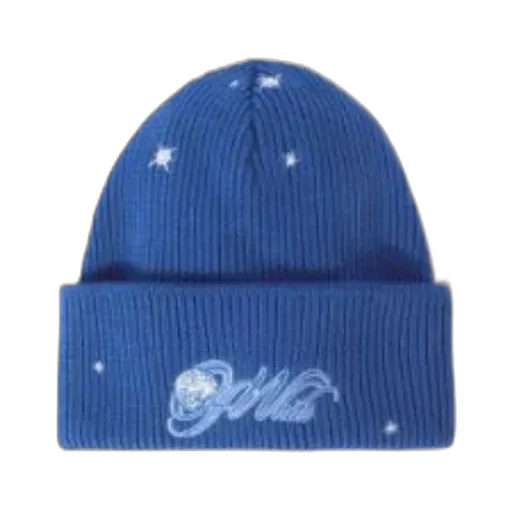 Embroidered Wool Beanie