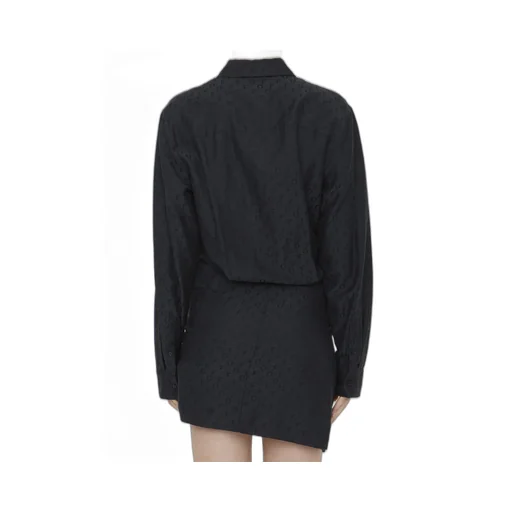 Off-White Monogram Jacquard Twisted Mini Dress