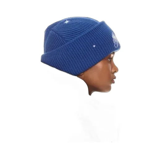 Embroidered Wool Beanie