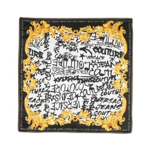 Logo-Print Silk Scarf