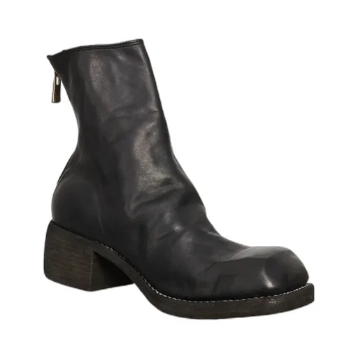 Back-Zip Short Boots