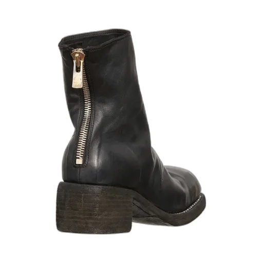 Back-Zip Short Boots