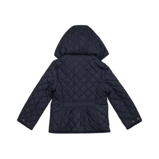 Quilted-Hooded Jacket