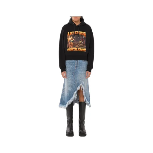 Chloé Graphic Printed Drawstring Hoodie