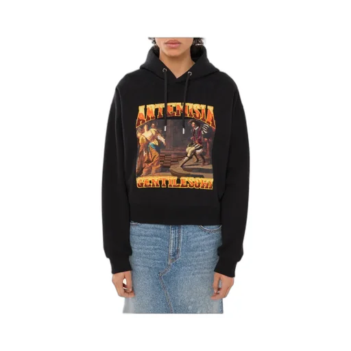 Chloé Graphic Printed Drawstring Hoodie