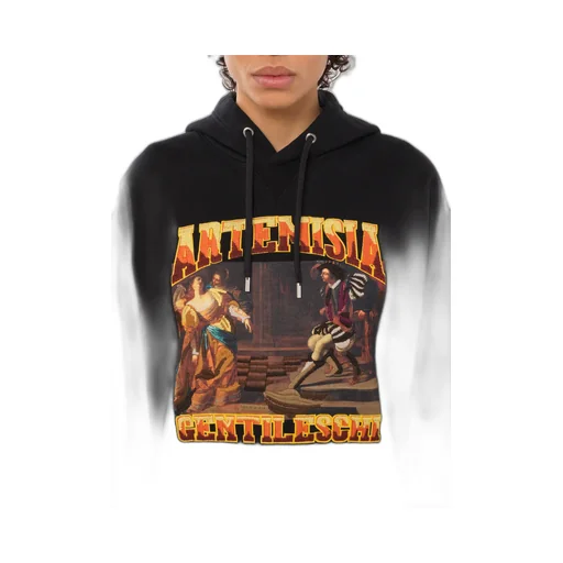 Chloé Graphic Printed Drawstring Hoodie