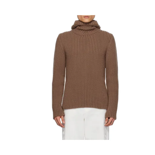 Lanvin Long Sleeved Hooded Knitted Jumper
